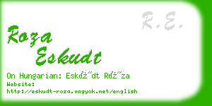 roza eskudt business card